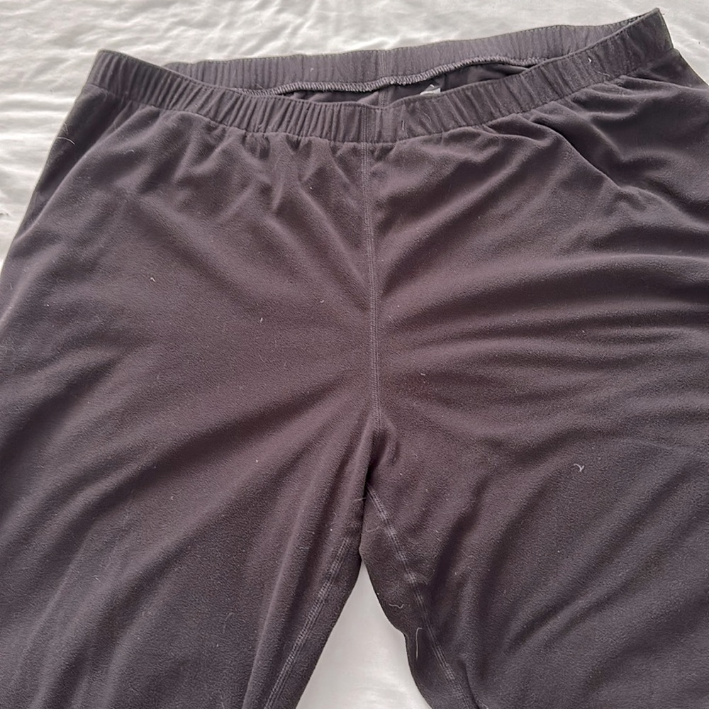 Black fleece base layer